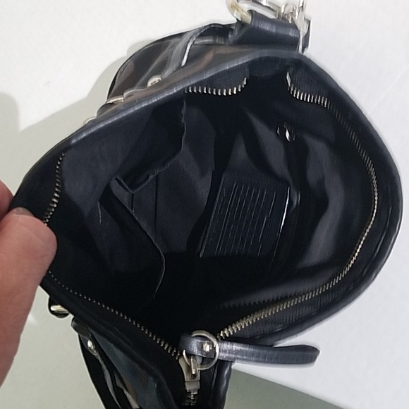 Coach black cross body bag B18 - Picture 5 of 8